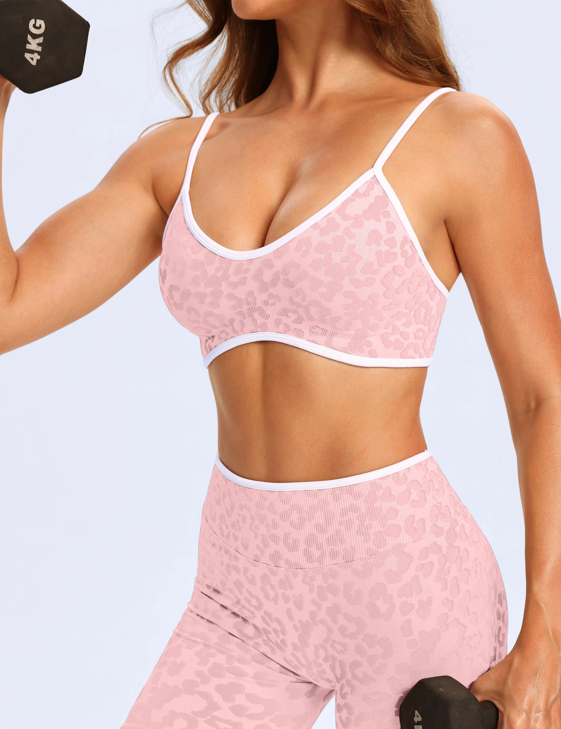 TraceFit Leopard Sports Bra
