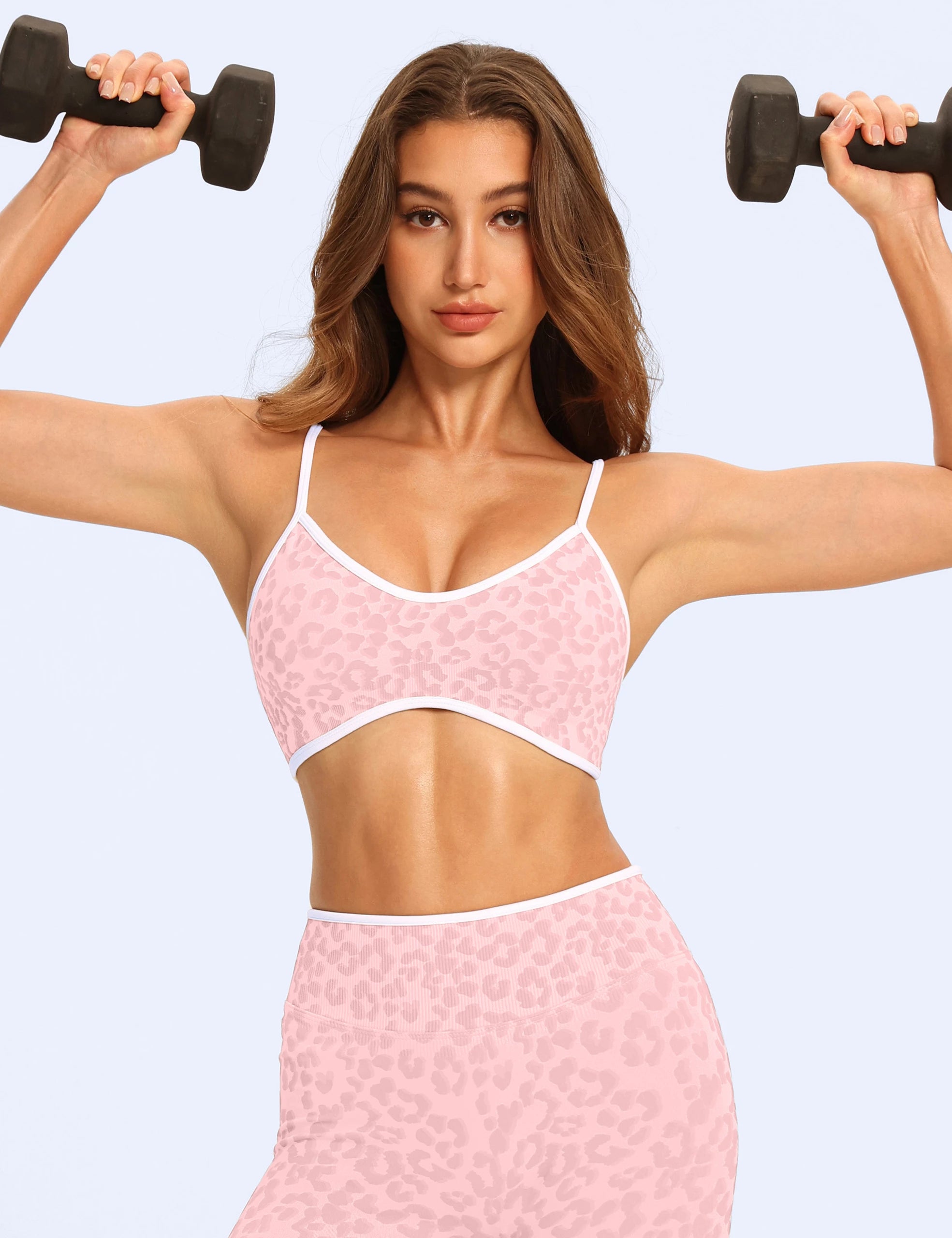 TraceFit Leopard Sports Bra