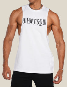 Graphic Drop Arm Tank Top