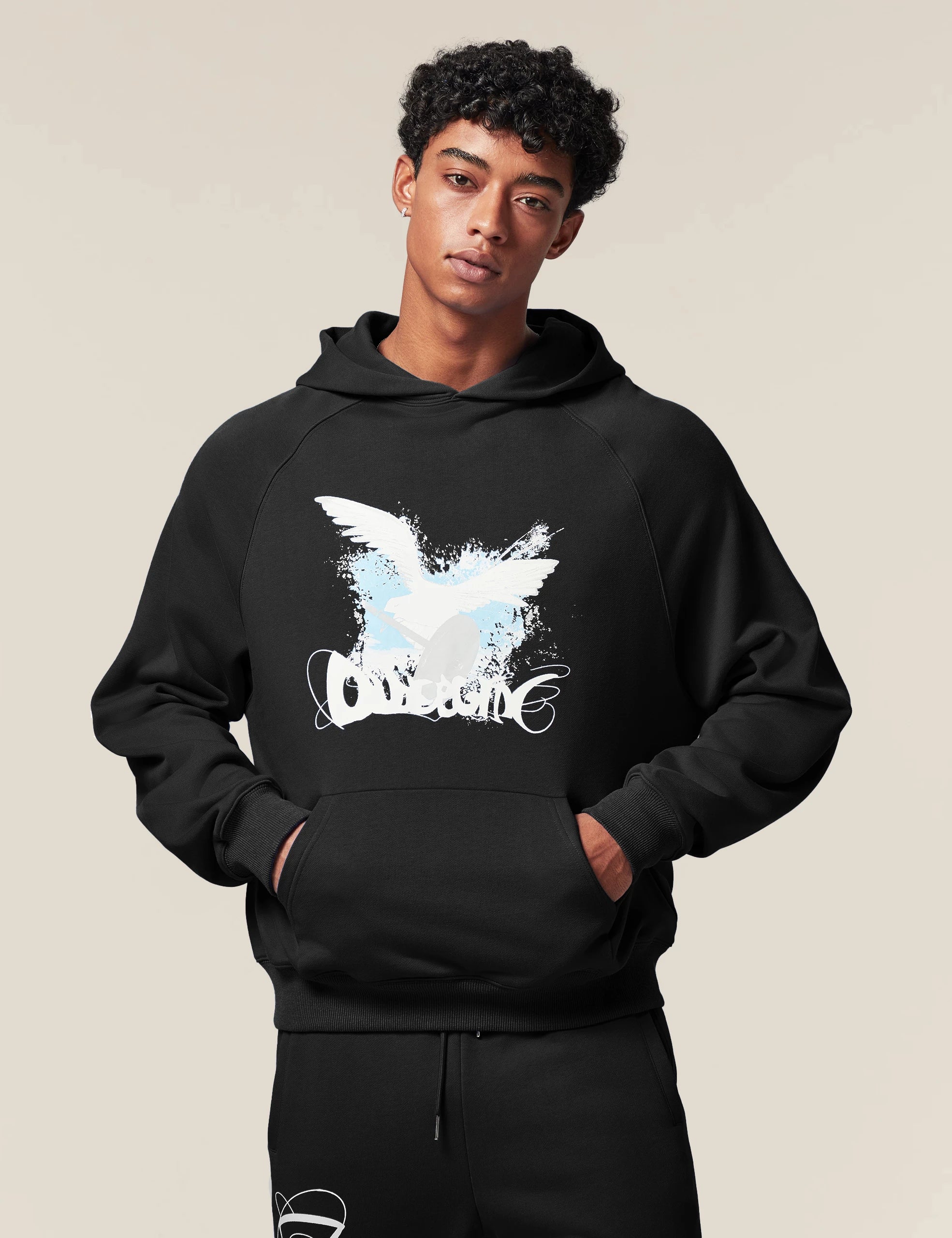 Cotton Graphic Hoodie