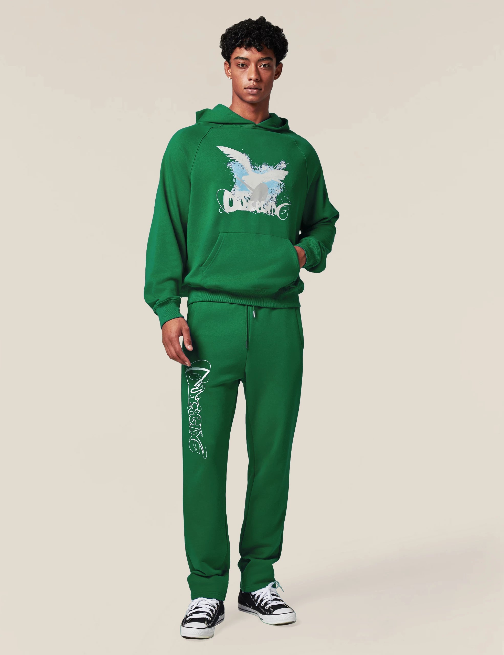 Cotton Graphic Hoodie